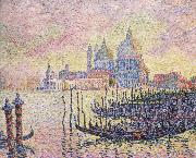 Paul Signac grand canal oil on canvas